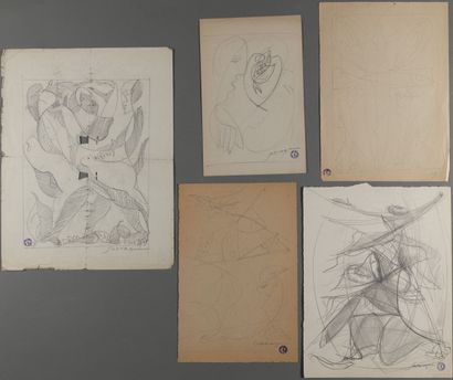 null Léopold SURVAGE (1879-1968)

Feuilles d'étude

Important ensemble de douze dessins...