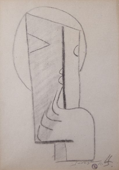 null Léopold SURVAGE (1879-1968)

Composition

Crayon sur papier, signé, monogrammé,...