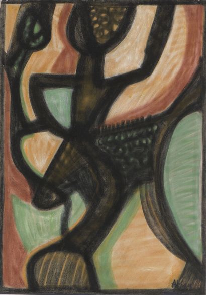 null Jean-Michel ATLAN (1913-1960)

Astarté, 1958

Pastel, signé en bas à droite

H....