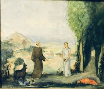 null Jane PEGUILLON (Active au XXe siècle)

saint François d'Assise rencontre la...