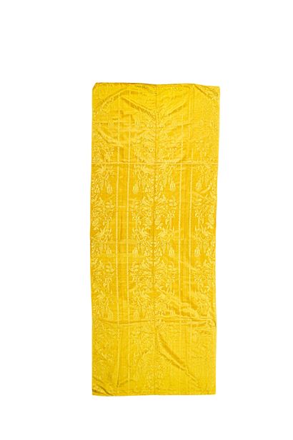 null Panel of hanging in yellow damask, late eighteenth century.

Decorated with...