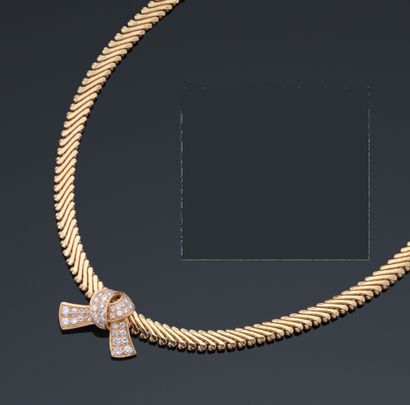 Necklace in 18K yellow gold (750 thousandths),...