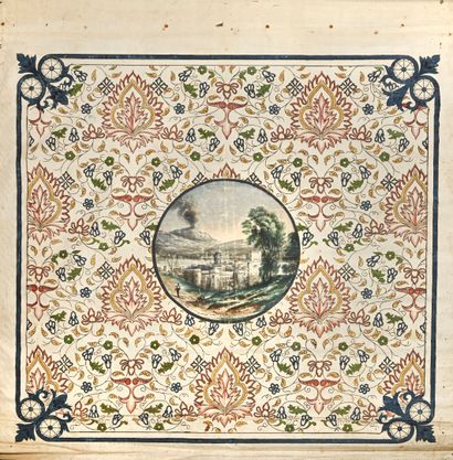 Painted blind, Louis-Philippe period;

Painted...