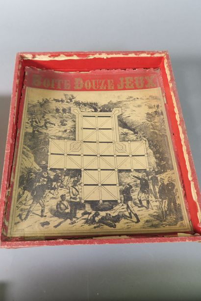 null Lot de coffrets de jeux de société, années 1930/1950

- Puzzlo jouet français

-...