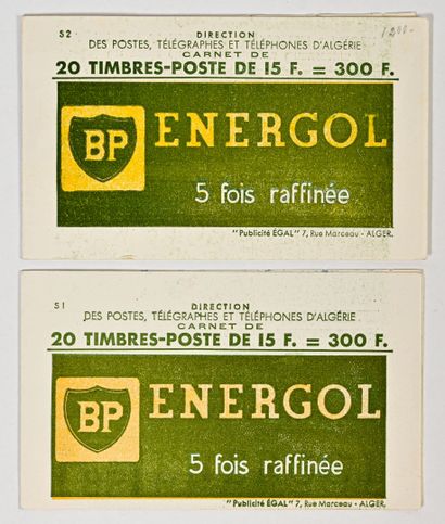 ALGERIE - Deux carnets de timbres n°C314b-1...