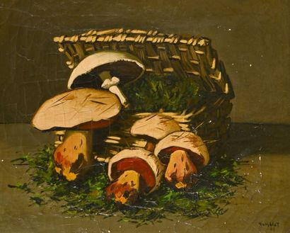 null Robert HUMBLOT (1907-1962)

Le Panier de champignons, 1944

Huile sur toile,...