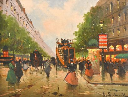 null Henri-Alexis SCHAEFFER (1910-1975).

Paris, Boulevard des Capucines

Huile sur...