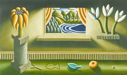 null Robin MASON (né en 1958)

Room with offerings to the sunflower, 1989

Acrylique...