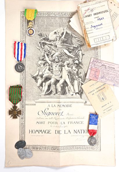 null FRANCE

Papiers familiaux 1er et 2ème guerre mondiale

Avis de decès et décoration...