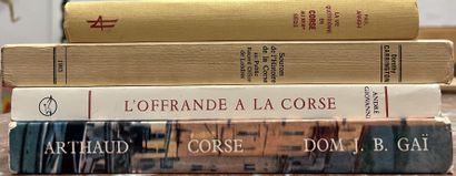 [CORSE] 
Ensemble de livres sur la Corse,...