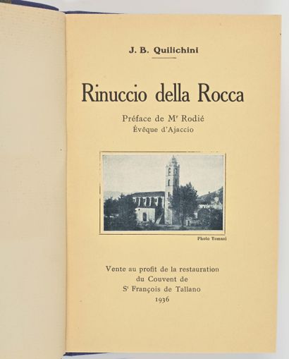 Quilichini, J. B. 
Rinuccio della Rocca /...
