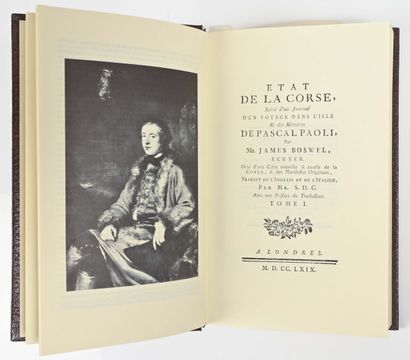 null [Réunion Laffitte Reprints sur la Corse]- Les ouvrages se présentent en cartonnage...