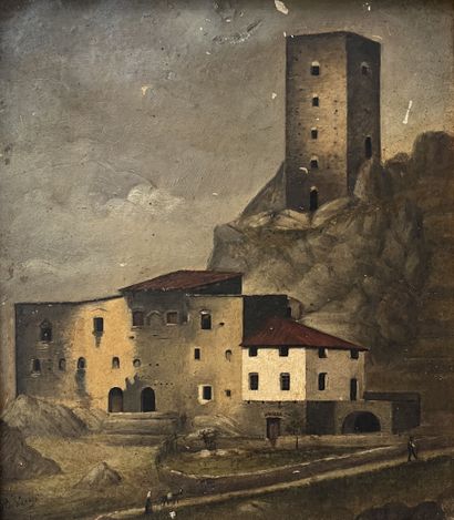Varese, Ange (1840-1895). 
La tour de Castifao...