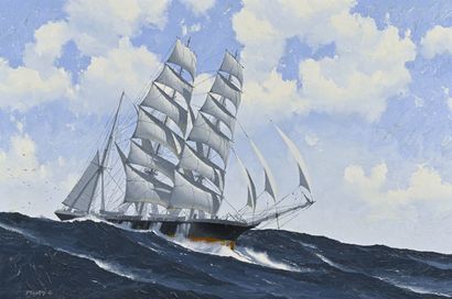 null John PENDRAY (1937-)

Trois mats barque

Huile sur toile 

H. 81 cm - L. 54...