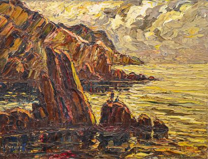 null Joseph HURARD (1887-1956)

Les falaises

Huile sur toile, signée en bas à gauche

H....