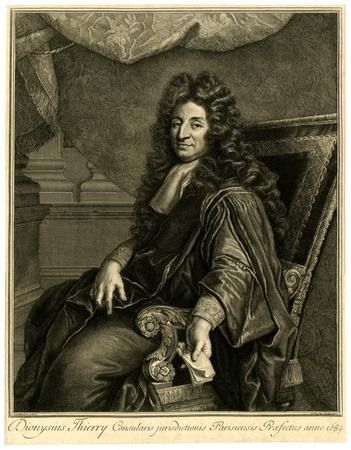 null Claude DUFLOS (1665-1727) 

Portrait de Denis II, imprimeur-libraire de Paris,...
