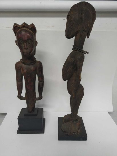 null AFRIQUE (style Lobi, Burkina et Kongo)

Deux sujets en bois sculpté, l'un laqué...