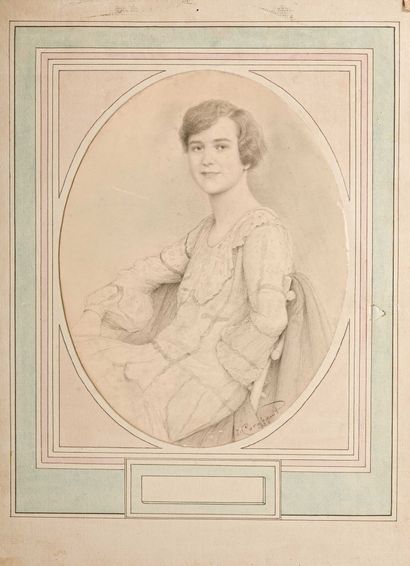 null Jean CORABOEUF (1870-1947)

Portrait de femme, 1927

Crayon noir, signé et daté...