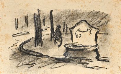 null Marcel ARNAUD (1877-1956)

La fontaine

Fusain, annoté en bas à gauche

H. 11...