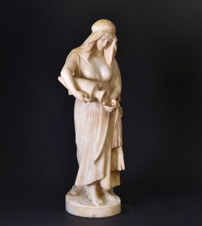 null Giuseppe GAMBOGI (1862-1938)

La Tempérance

Sculpture en albâtre, signée sur...