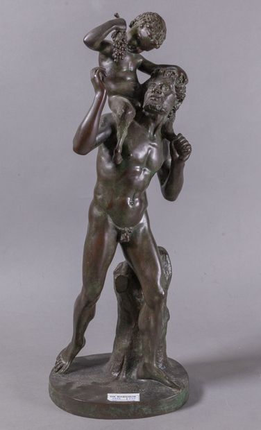 A. OOMENS (XIXe siècle) 
Silène portant un...