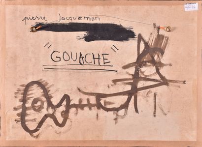 null Pierre JACQUEMON (1935-2001)

Gouache

Huile sur papier, signée en bas à gauche,...