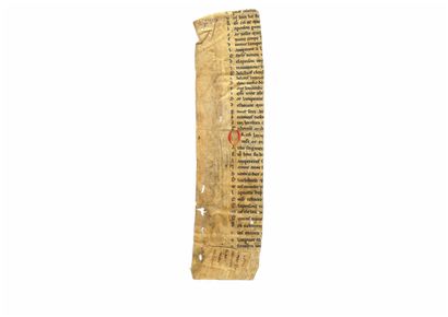 null CHRESTIEN DE TROYES (vers 1130-vers 1190). [Le Manuscrit d'Annonay]. 16 fragments...