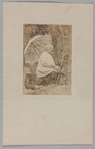 null Charles DESAVARY (1837-1885)

Portrait de Jean-Baptiste Corot peignant en extérieur

Tirage...