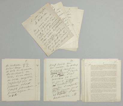 null AFFAIRE DREYFUS. Manuscrit intitulé « L'Affaire Dreyfus - Le Bordereau ». [Paris,...