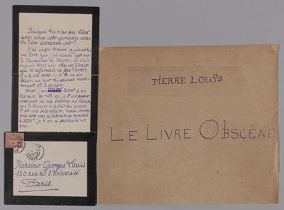 null LOUS, Pierre (1870-1925). Ensemble de 2 documents : L.A.S. et P.A.

									

-...