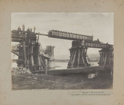 null Anonyme, France vers 1920

Réparation des ponts ferroviaires endommagés des...