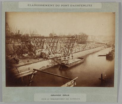 null Anonyme, France fin du XIXe

Élargissement du Pont d'Austerlitz [1884], Grande...