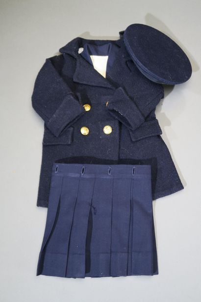 null Costume de marin de la SFBJ vers 1910, 4 pièces d'origine, taille 10 étiquette...