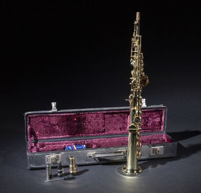 null Saxophone soprano Amati modèle Super Classic avec son bec d'origine et un bec...