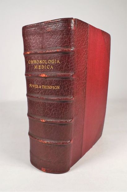null ARCY POWER (D') - THOMPSON (C.J.S). CHRONOLOGIA MEDICA. A Handlist of Persons,...