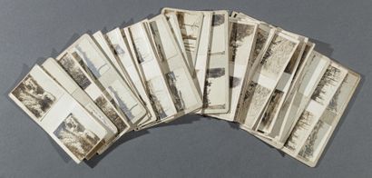 null Grande Guerre 1914-1918

Collection de trente-trois (33) cartes stéréoscopiques,...