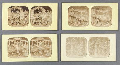 null Stéréoscopie ludique 1860/1870

Fort sympathique lot de neuf (9) cartes stéréoscopiques,...