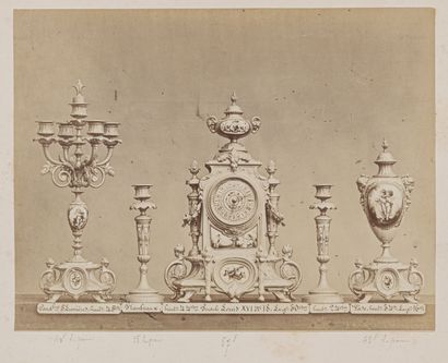 null Arts Décoratifs vers 1900

Garnitures de cheminées

Ensemble de six (6) tirages...