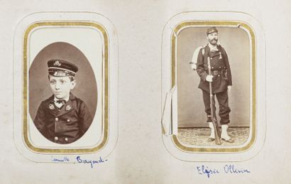 null Portraits, France 1860/1900

Réunion de deux (2) albums contenant en tout, environ...