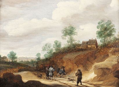 null attribué à Lodewijk de VADDER (1605 - 1655)

Promeneurs sur un chemin

Panneau...