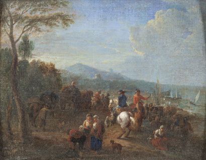 null Théobald MICHAU (1676 - 1765)

L'arrivée d'un convoi

Toile marouflée sur panneau

L....