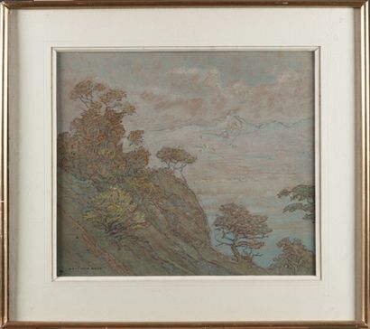 null José MINGRET (1880-1969)

Paysage de montagne

Pastel et rehauts de gouache,...