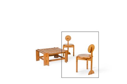 null Travail danois des années 1960.

Intéressante paire de chaises. La structure...