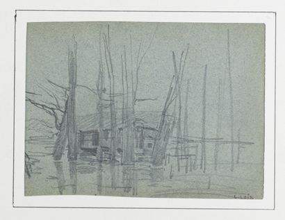 null Luigi LOIR (1845-1916)

Maison au bord de l'eau

Dessin signé en bas à droite

H....