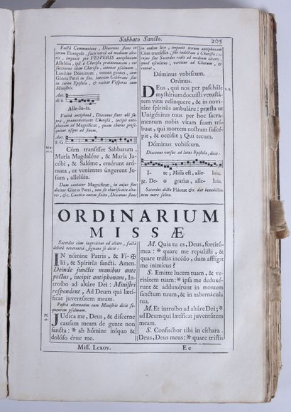 null [MISSELS]. Missale lexoviense.

Aulney du Roncerey, 1752.

1 fort volume grand...