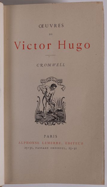 null HUGO (Victor). Oeuvres.

Hernani - Marion Delorme - Le roi s'amuse - Cromwell...