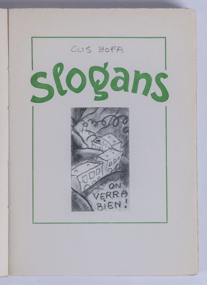 null GUS-BOFA. Zoo.

Paris, Mornay, 1935.

1 vol in-4, broché, exempaire sur vélin...