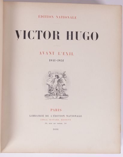 null HUGO (Victor). OEuvres

POESIE (15 v.) - ROMAN (14v.) - DRAME (5 vol.) - HISTOIRE...
