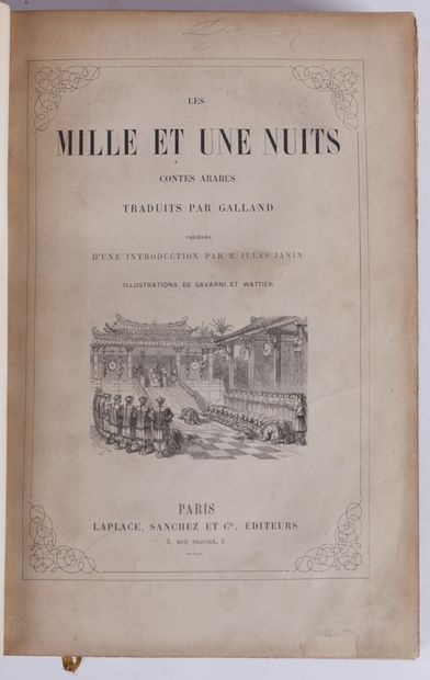 null GALLAND (Antoine). Les mille et une nuits, contes arabes

Précédés d'une introduction...