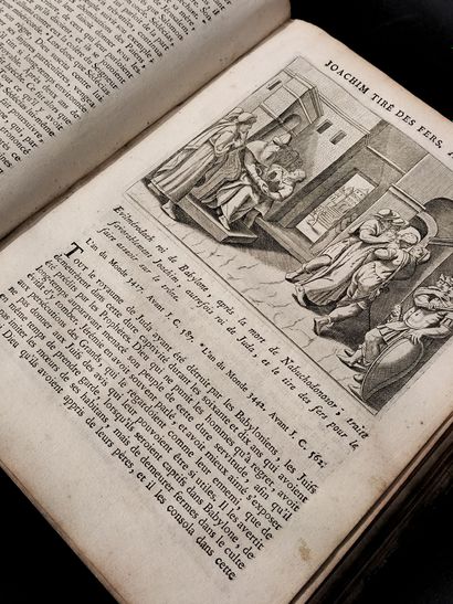  [RELIGION] Histoire du Vieux et du Nouveau Testament, 1798 
1 vol. relié. 
Accidents,...